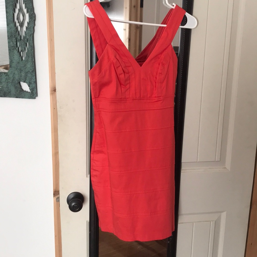 Jodi Kristopher Bandage Dress, Orange